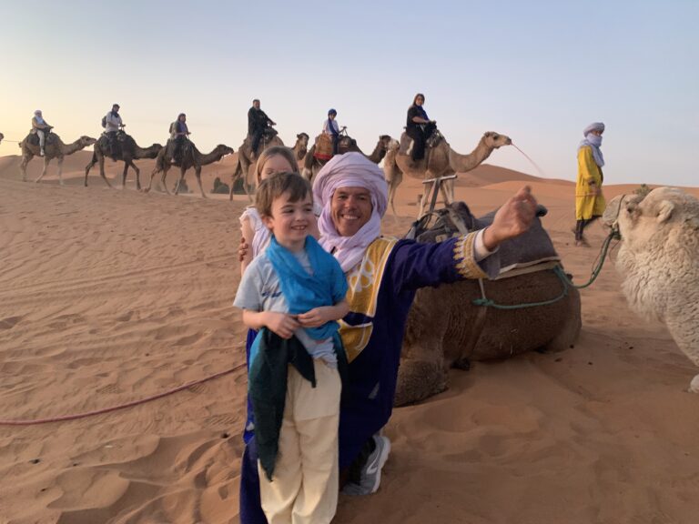 Una actividad emocional en las dunas del Erg Chebbi​